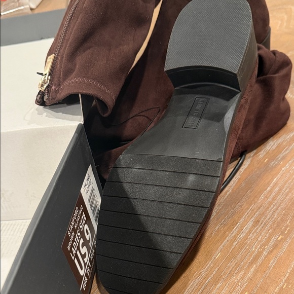 Kenneth Cole Stanford Brown Leather Boots Women’s Size 8.5 New In Box - Picture 4 of 4